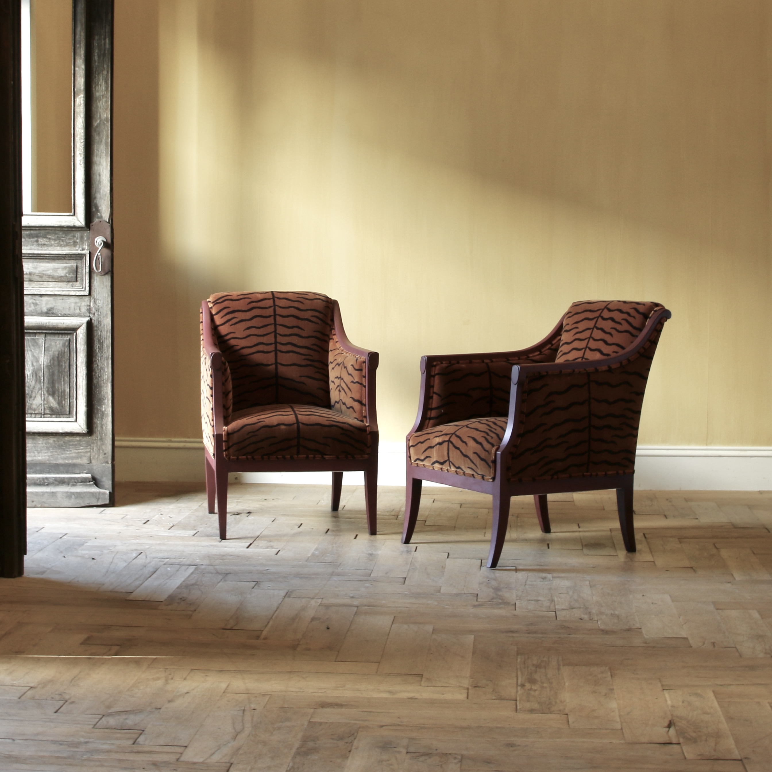 155-07 - Pair of Swedish Armchairs